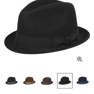 Country gentleman wool hat